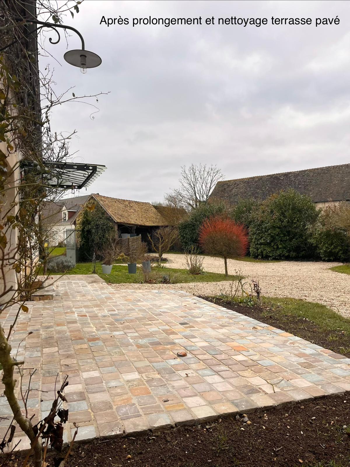 Terrasse après
